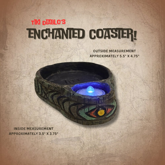 Tiki Diablo's Enchanted Coaster (Ready-to-Ship)
