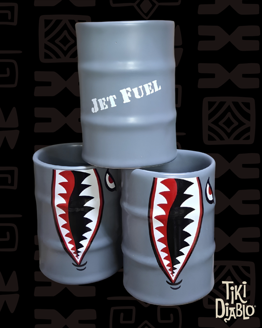 Drum Barrel Tiki Mugs