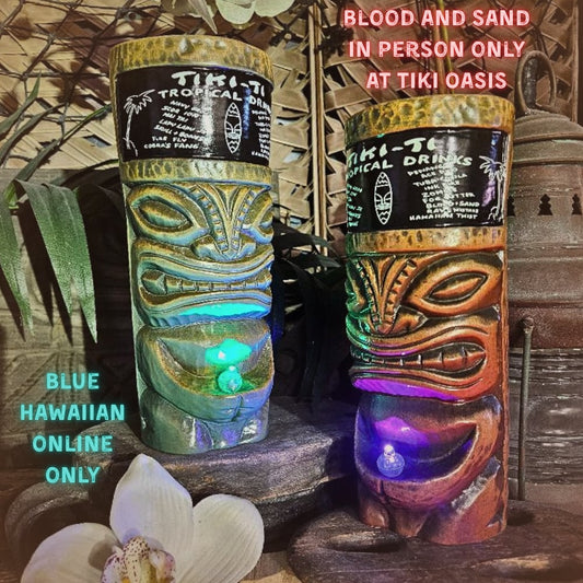 Tiki Ti x Tiki Diablo Menu Mug (Blue Hawaiian)