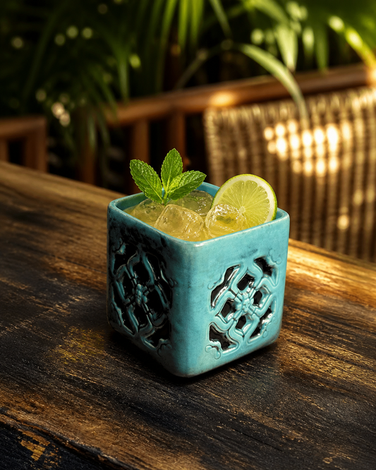 Jade Tile Tiki Mug