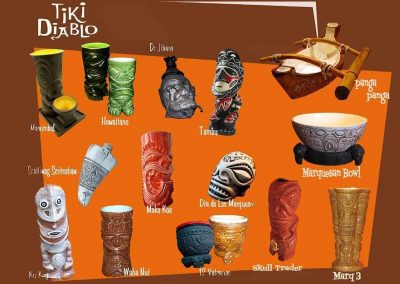 Tiki Diablo Mugs through the years